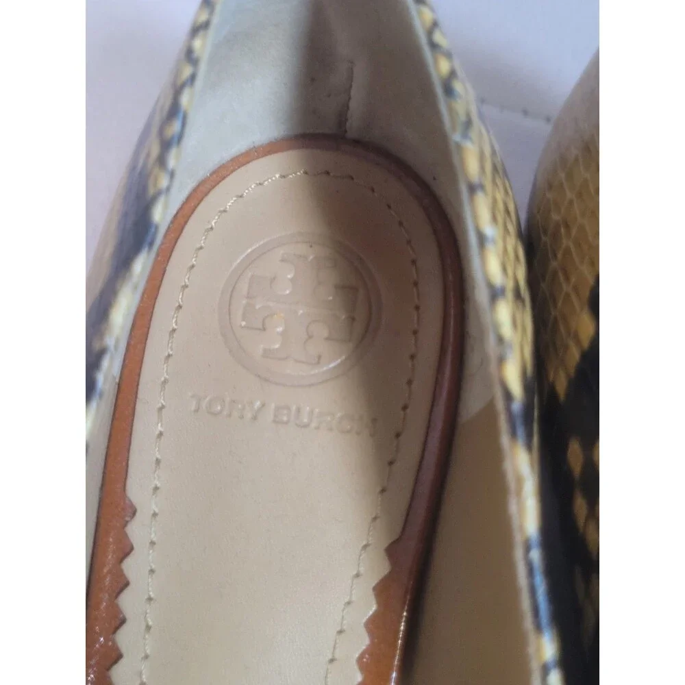 Tory Burch Jessa Loafer Velvet with Snake sz 6
